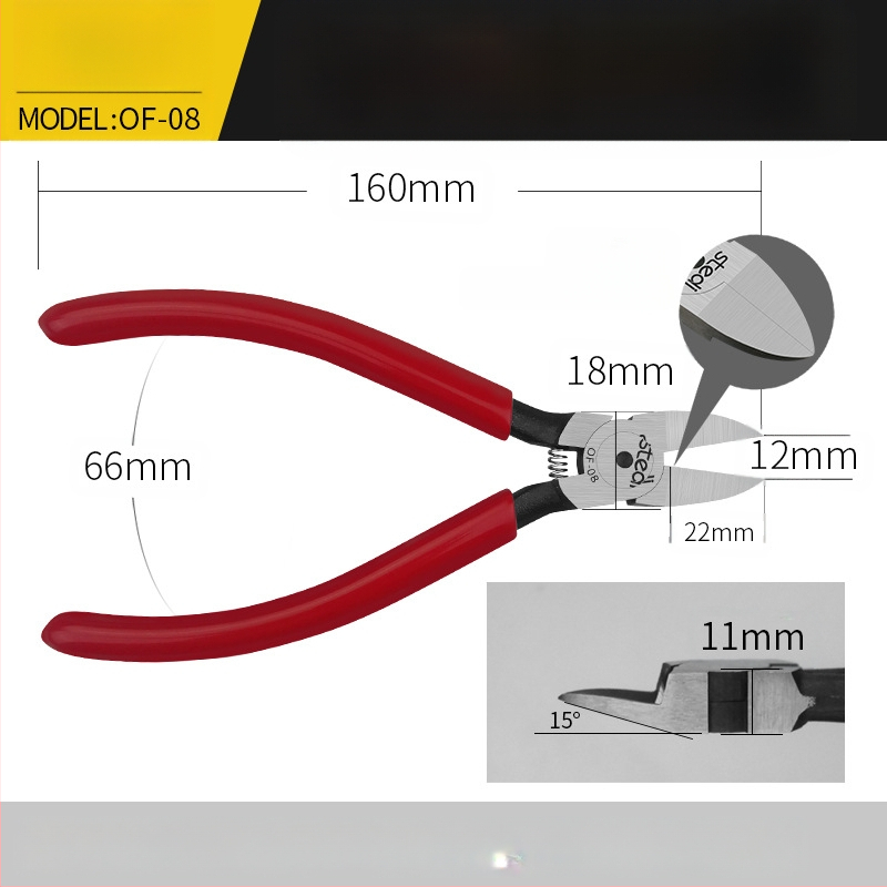 Sitli anti-magnetinės elektroninės replės – plokščios žnyplės, plona burna, plokščias galvas