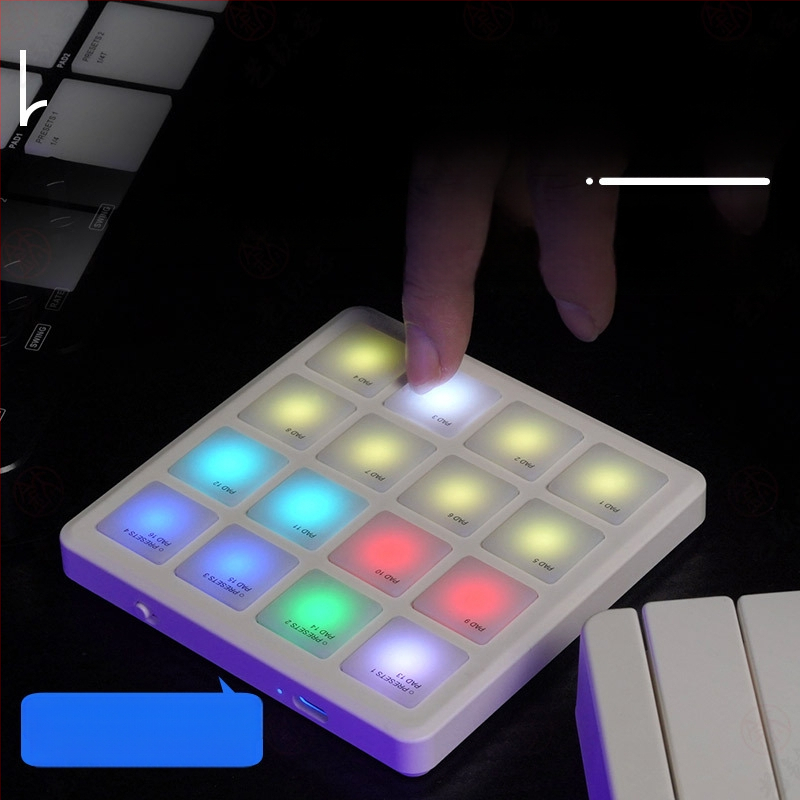 M-VAVE SMC PAD Pocket - Pad Mini MIDI Keyboard Controller, carcasă ABS