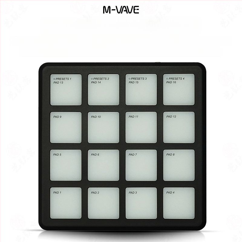 M-VAVE SMC PAD Pocket - Pad Mini MIDI Keyboard Controller, carcasă ABS