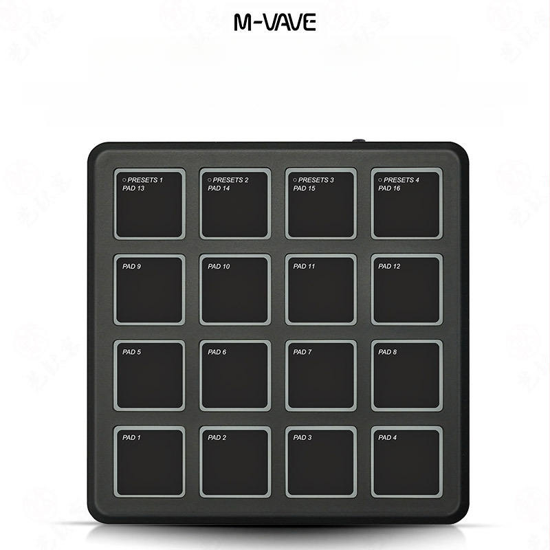 M-VAVE SMC PAD Pocket - Pad Mini MIDI Keyboard Controller, carcasă ABS