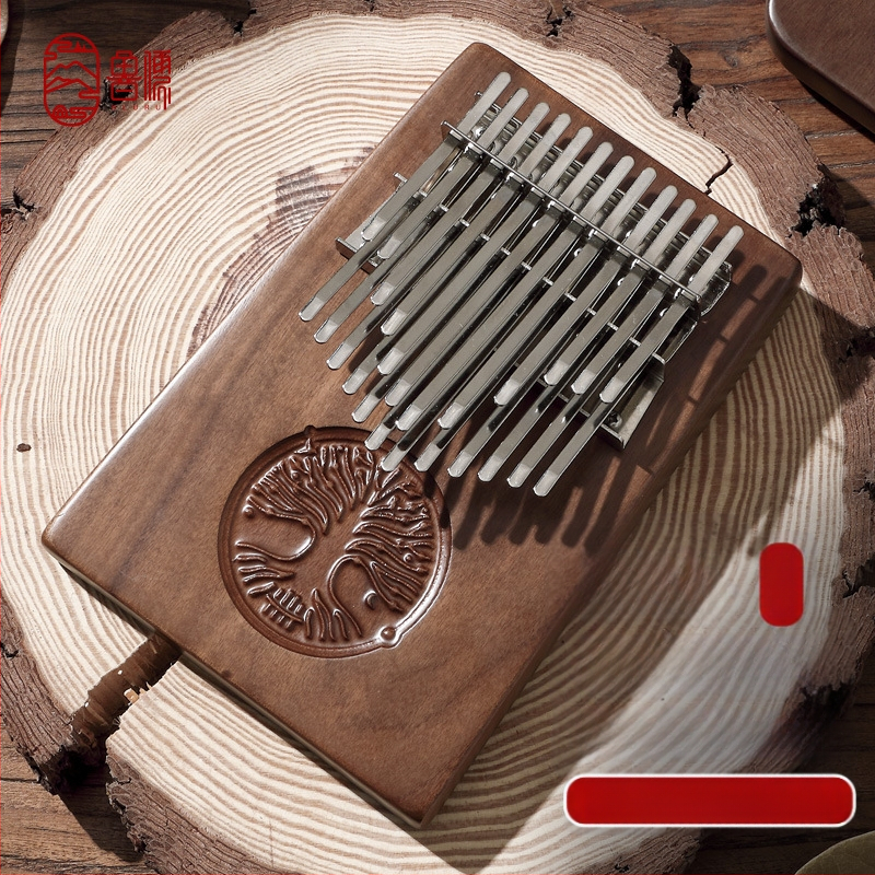 Kalimba δακτύλων, 24 τόνοι, σε κλειδί C, διπλού επιπέδου, περιλαμβάνει ημιτόνια