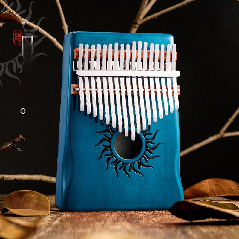 Kalimba Huashu (πιάνο με δάχτυλο) - 17 ήχοι, σφενδάμι, όργανο για αρχάριους