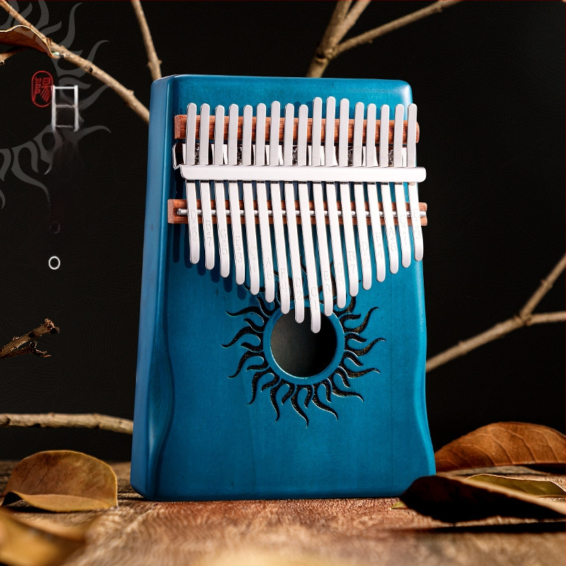 Kalimba Huashu (πιάνο με δάχτυλο) - 17 ήχοι, σφενδάμι, όργανο για αρχάριους