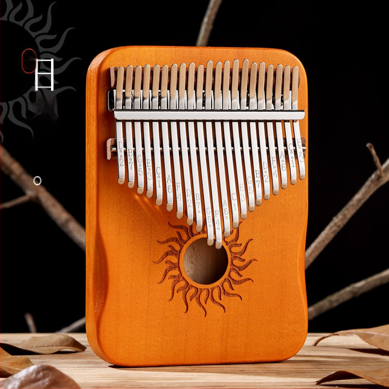 Kalimba Huashu (πιάνο με δάχτυλο) - 17 ήχοι, σφενδάμι, όργανο για αρχάριους