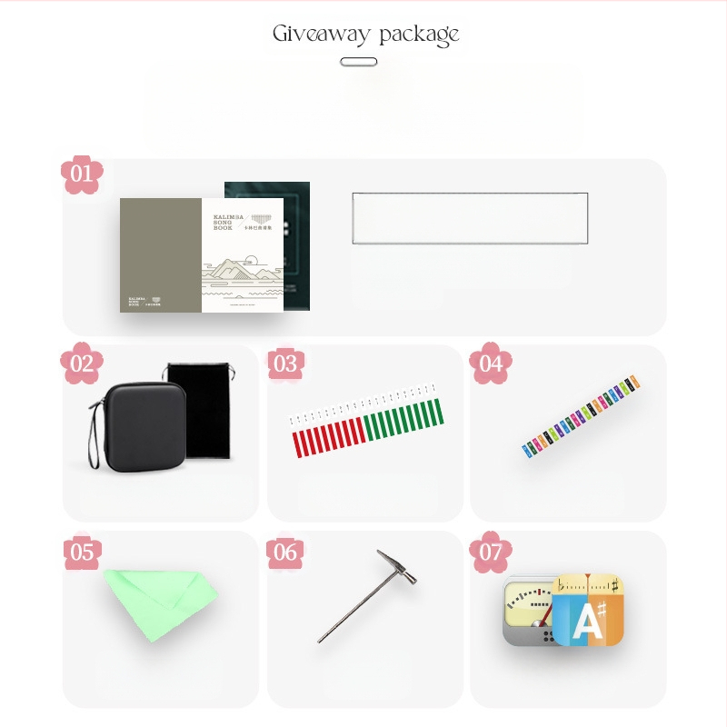 Kalimba Huashu – ακρυλική, 17 ήχοι, για παιδιά