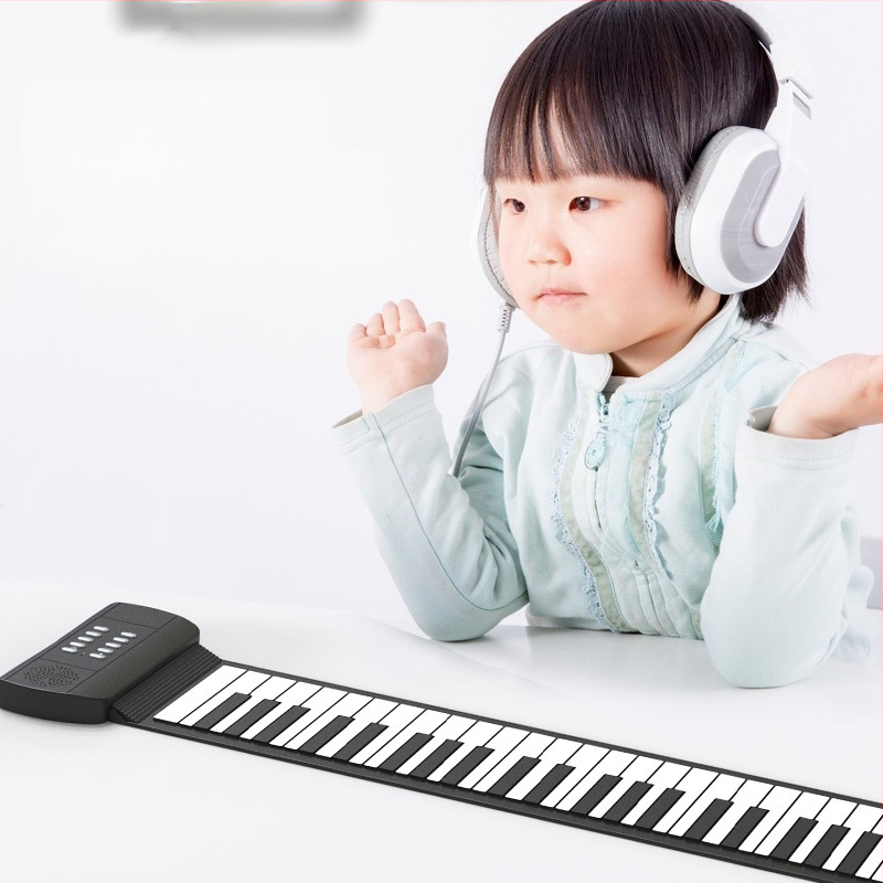 Пиано PM49 — 49 клавиши, силиконов корпус, портативно за начинаещи
