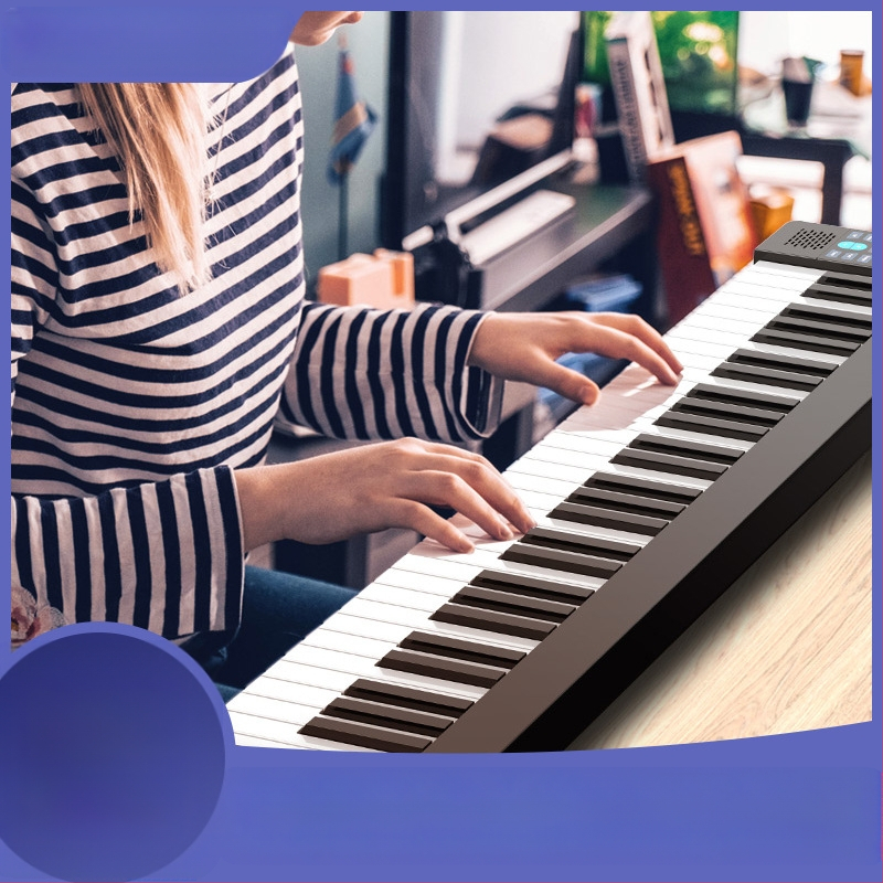 PJ61Z 61 клавиша електронно пиано с двойно Bluetooth — преносимо за деца и възрастни, за начинаещи и напреднали