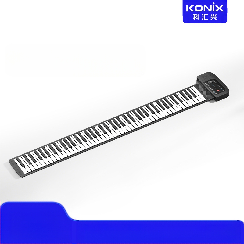 PA88M 88-клавишна портативна силиконова електронна клавиатура за начинаещи, модел PA88M, 88 клавиша, силиконов материал, до 50 демонстрационни песни, под 100 тембъра