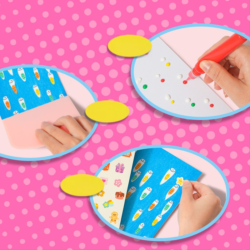 Answer Duck DIY skrāpēšanas mākslas komplekts bērniem – papīra amatniecība, iekļauta grāmatas atzīme un pastkarte, vecums 3-6 gadi, iepakojums: papīra kastīte