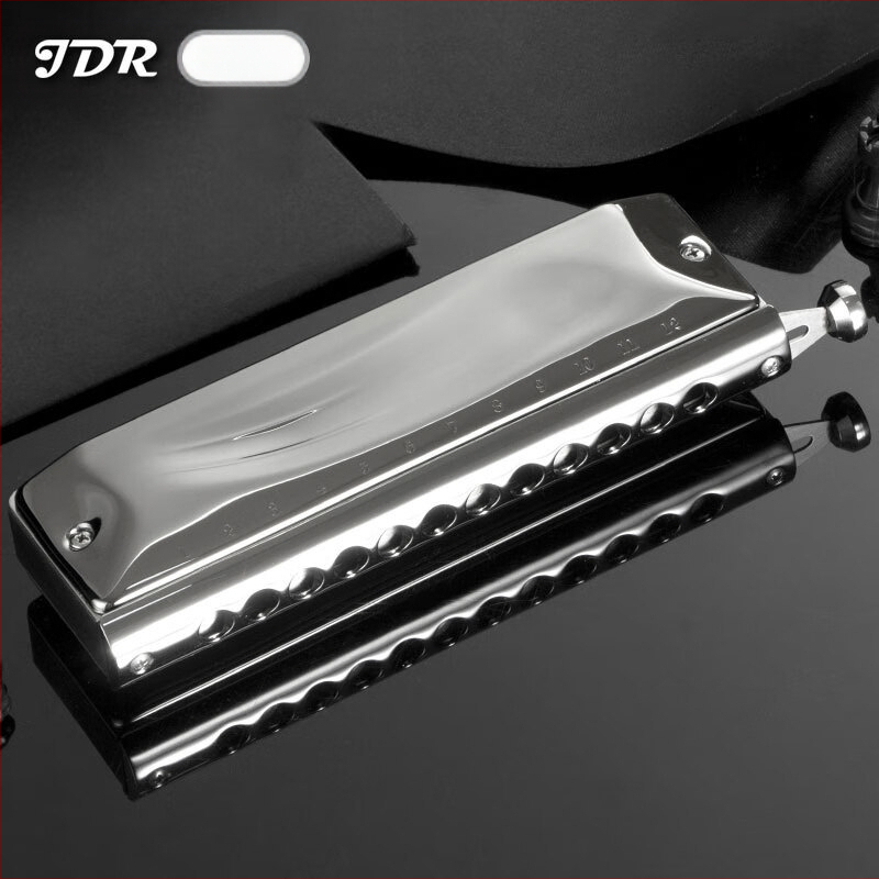 Напівмасштабна хроматична хармоника, 12 отвори, тоналност C, модел GM-0648, марка JDR