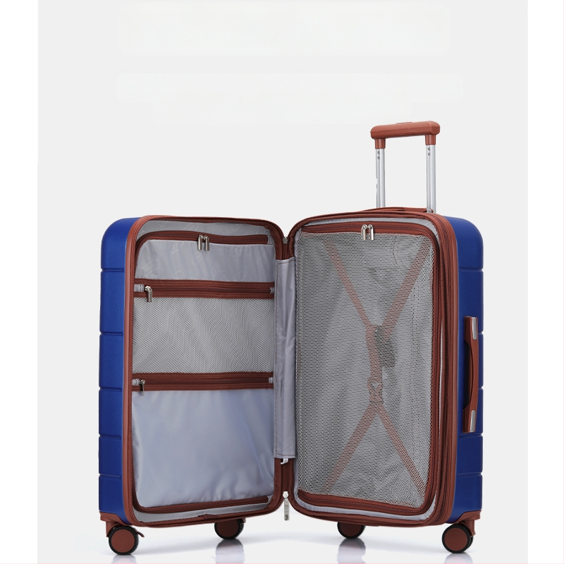 Valiză de mari capacitate ABS-PC, blocare TSA cu cod, roți universale, separare uscat-umed, suport pentru telefon, extensie