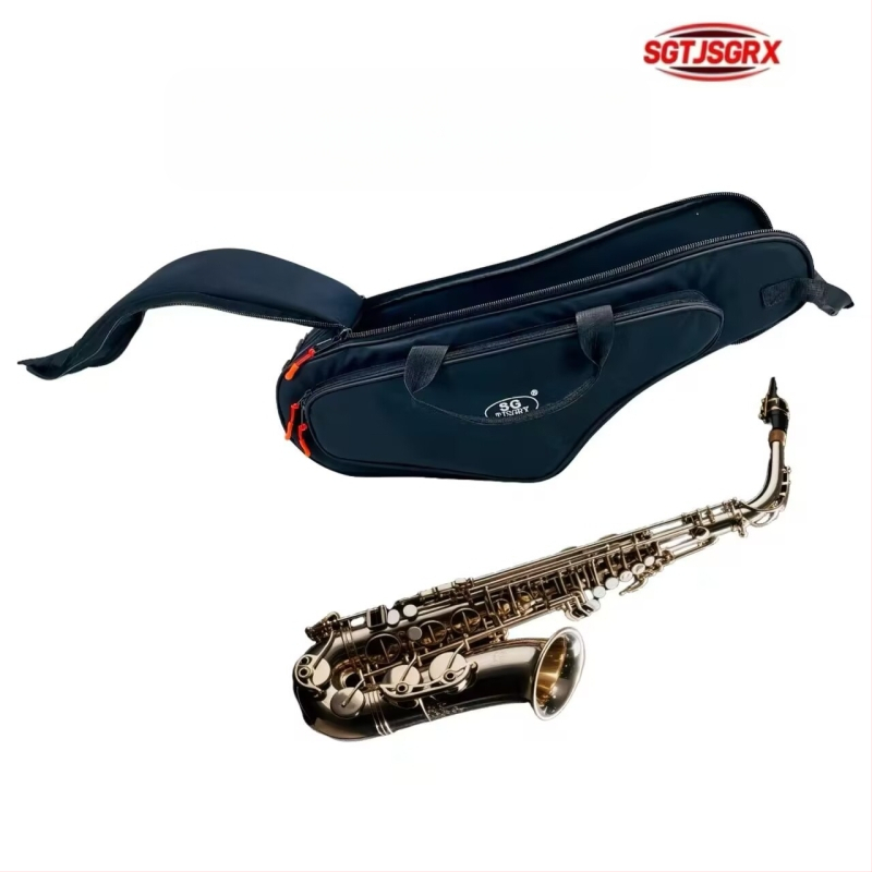 Чанта за саксофон — преносима, лека раница; полиестер; марка SGTJSGRX; презрамка с въздушна подложка