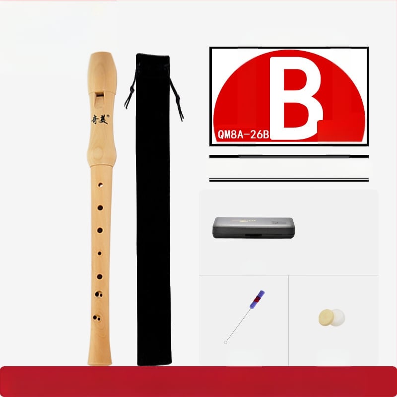 Qimei изцяло дървен кларнет с осем дупки, германска система, бароков стил