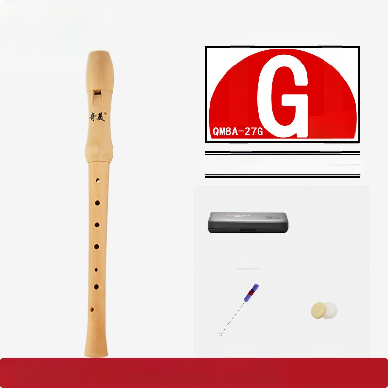 Qimei изцяло дървен кларнет с осем дупки, германска система, бароков стил