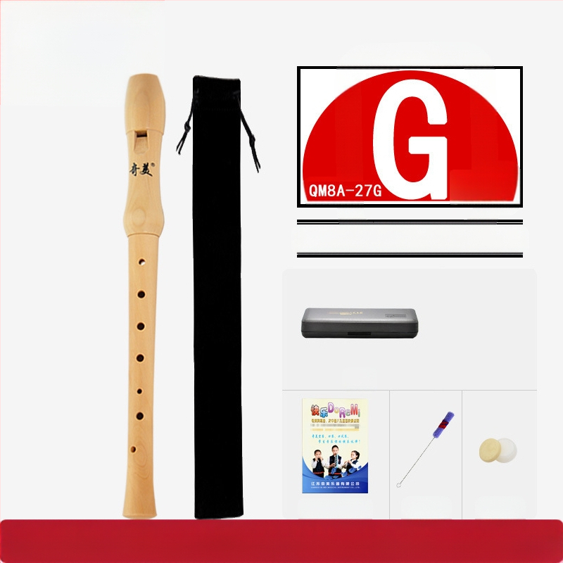 Qimei изцяло дървен кларнет с осем дупки, германска система, бароков стил