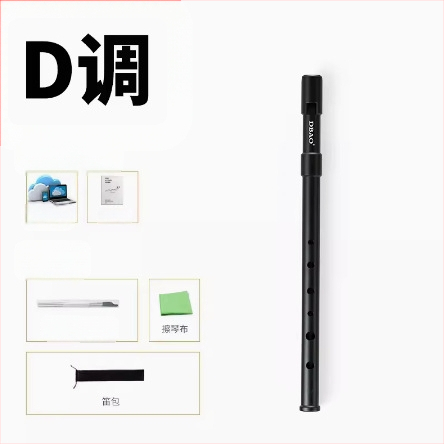 Ирландска свирка-флейта, шест отвора, тяло от медно-резинено-алуминиево сплав, ключове C и D