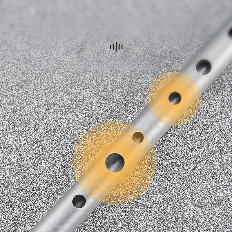 Ирландска свирка-флейта, шест отвора, тяло от медно-резинено-алуминиево сплав, ключове C и D