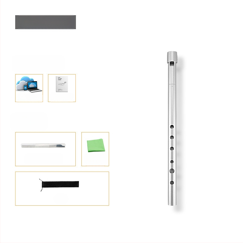 Ирландска свирка-флейта, шест отвора, тяло от медно-резинено-алуминиево сплав, ключове C и D