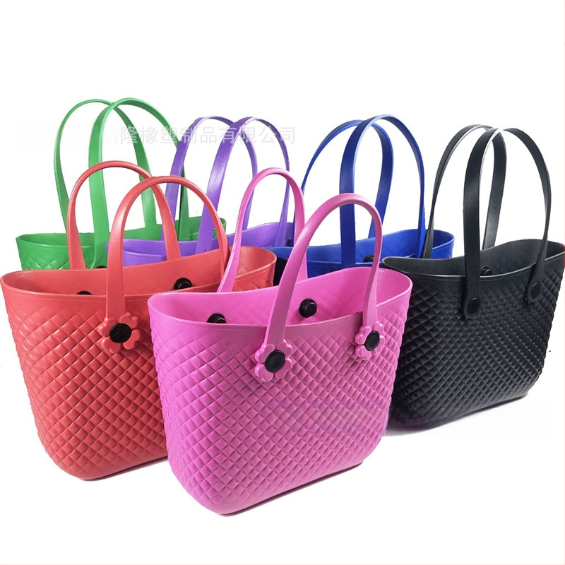 EVA раменна чанта за плажа с дупков дизайн – персонализиран печат, дебелина 3.5 мм, плътност 35, мека и водоустойчива