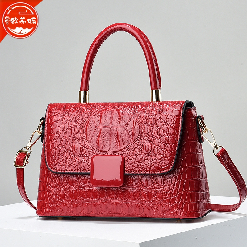 Geantă pentru mamă, stil Urban Simplicity, material PU, formă orizontal pătrată, închidere cu fermoar, buzunare pentru telefon și ID cu strat intermediar