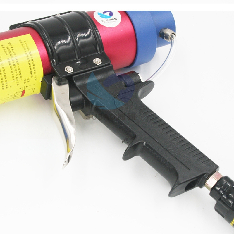 Пистолет за лепило, картридж 310 ml, пневматичен, регулируема скорост, модел Q3, SUBAO/Speed Leopard