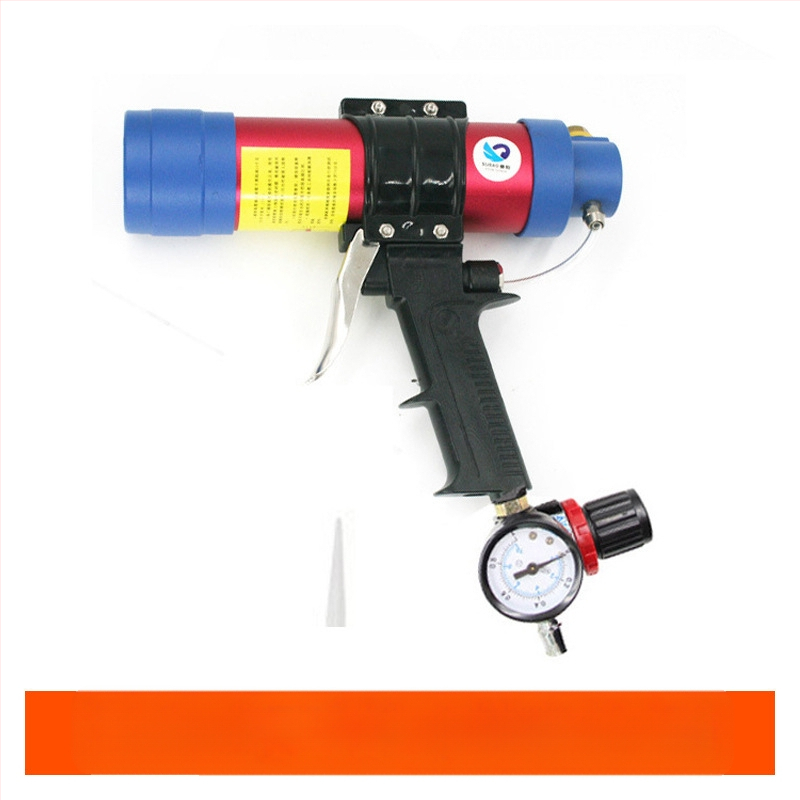 Пистолет за лепило, картридж 310 ml, пневматичен, регулируема скорост, модел Q3, SUBAO/Speed Leopard