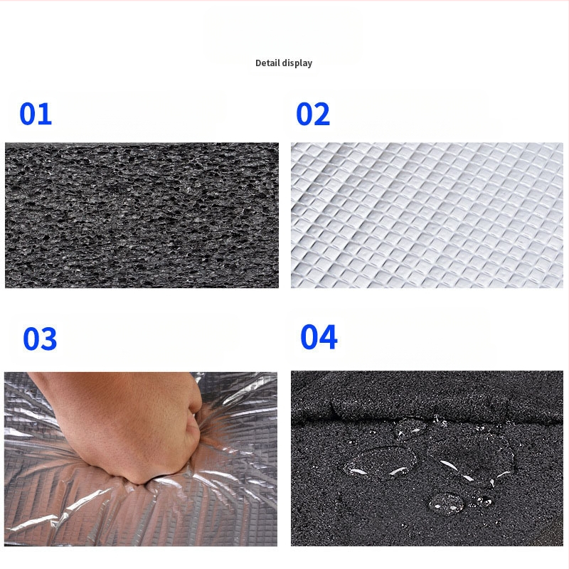 Savarankiškai klijuojama aliuminio folijos izoliacija stogams – priešgaisrinė, šilumos ir garso izoliacija, 0.035 W/mK, B1 klasė, darbinė temperatūra 200°C, mikroporozos ritė