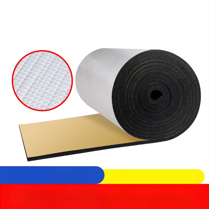 Savarankiškai klijuojama aliuminio folijos izoliacija stogams – priešgaisrinė, šilumos ir garso izoliacija, 0.035 W/mK, B1 klasė, darbinė temperatūra 200°C, mikroporozos ritė