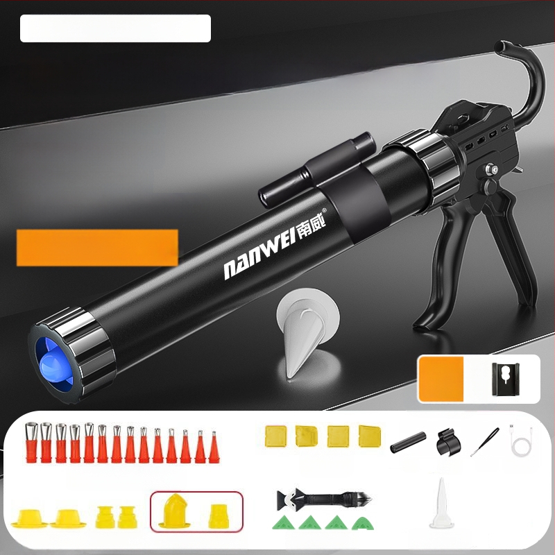 Nanwei Πιστόλι Κόλλας για Γυαλί, μεταλλικό σώμα, σειρά προεπιλογής
