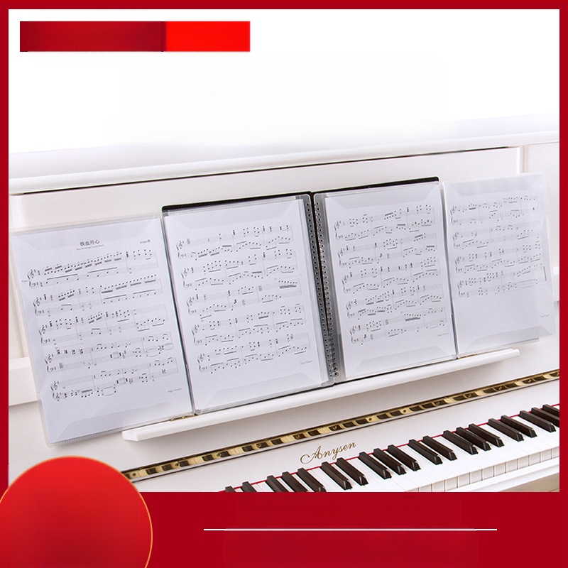 Папка за ноти за пиано с прорезан дизайн, регулируема, антиотразяваща, PP материал, модел FB-02