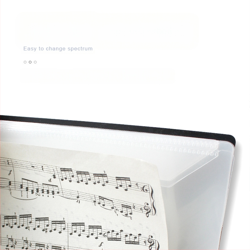 Папка за ноти за пиано с прорезан дизайн, регулируема, антиотразяваща, PP материал, модел FB-02