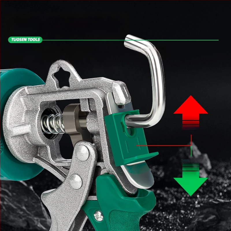Структурен пистолет за лепило за фуги на врати и прозорци – полуцилиндров пистолет за лепило, усилена гумена дръжка, марка XTUOSEN, тегло 0.81 кг