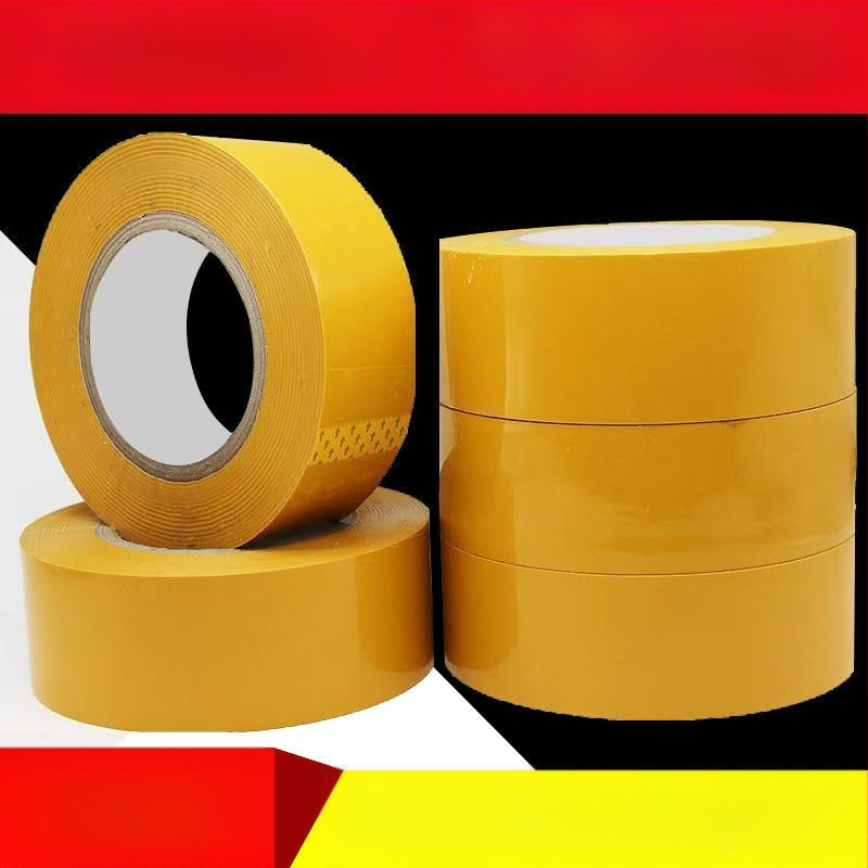 Yixin uždarymo juosta - skaidri, aukštos klampumo, platus pakavimo juostelė; Ilgis 2000 cm, Plotis 4.38 cm, Storis 3 cm