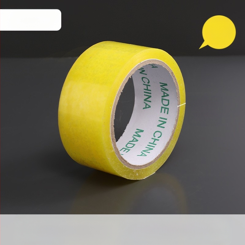 Yixin uždarymo juosta - skaidri, aukštos klampumo, platus pakavimo juostelė; Ilgis 2000 cm, Plotis 4.38 cm, Storis 3 cm