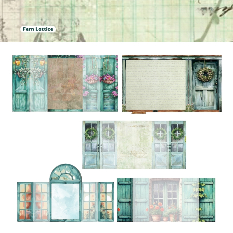 RetroStory 3D planavimo lipdukas — PET medžiaga, karikatūrinis stilius, rankų darbo su UV spausdinimu