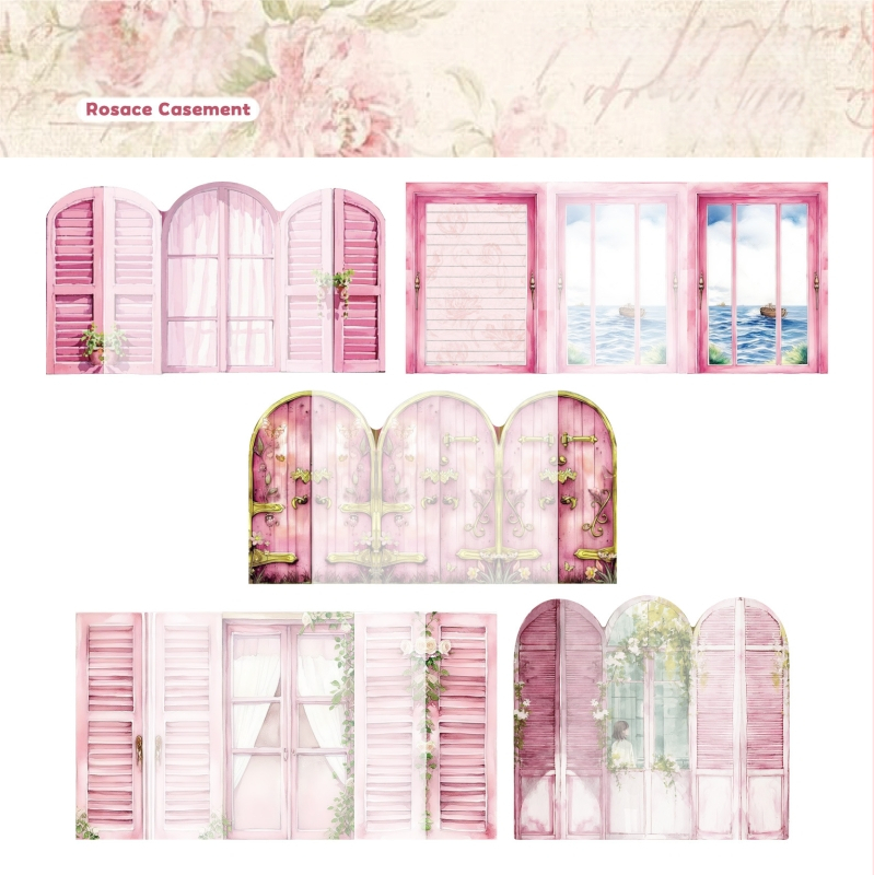 RetroStory 3D planavimo lipdukas — PET medžiaga, karikatūrinis stilius, rankų darbo su UV spausdinimu