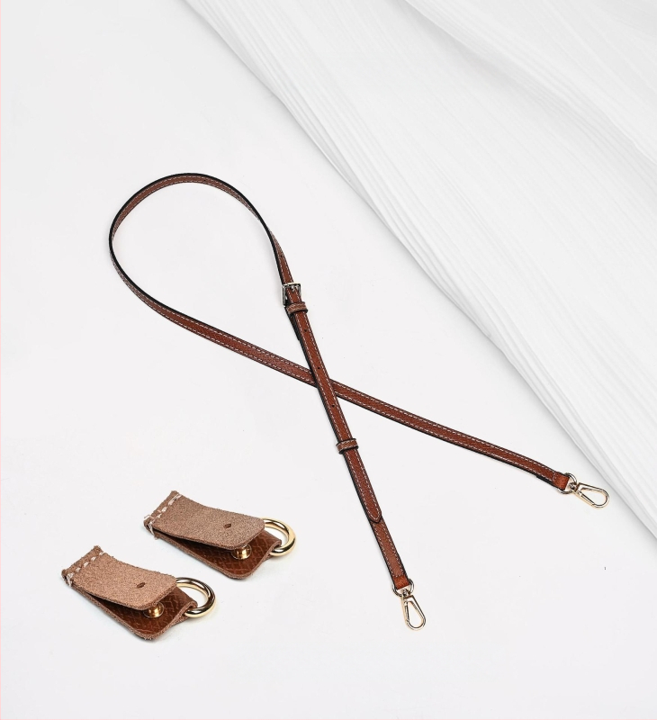 Miss qin PU odos pečių dirželis maišams — be gręžimo, atsparus dėvėjimui, miesto minimalistinis stilius