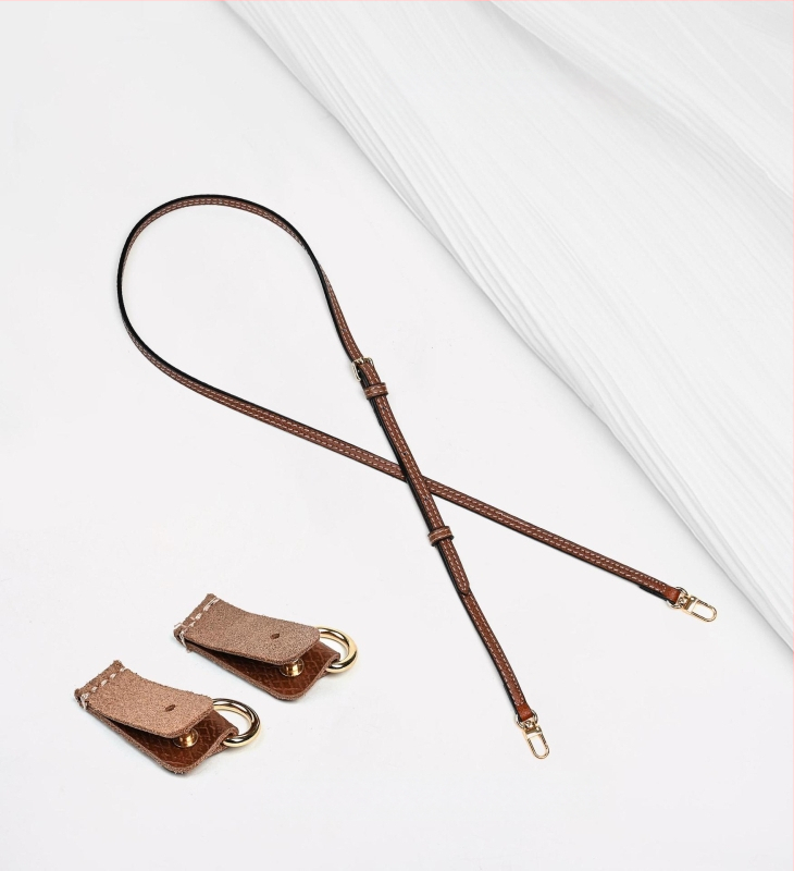 Miss qin PU odos pečių dirželis maišams — be gręžimo, atsparus dėvėjimui, miesto minimalistinis stilius