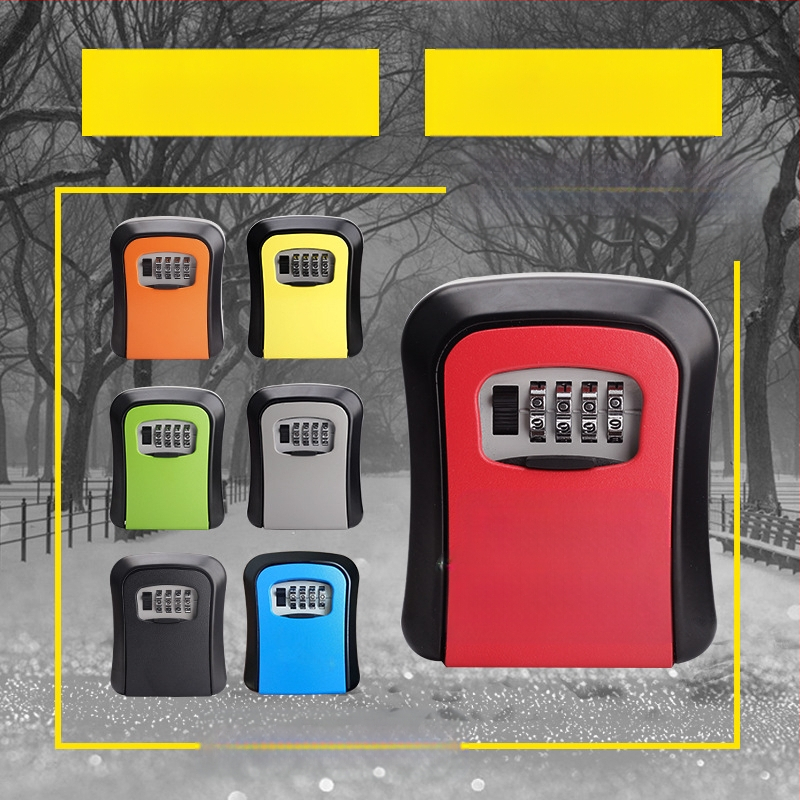 Raktų dėžutė su kodiniu užraktu – Mechaninė, Aliuminio lydinys, Modelis 806, Champions prekės ženklas, raktų saugojimui, modernus minimalistinis stilius