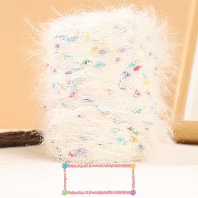 Muzo mink velvet siūlai – riestinis verpimas, rankiniam mezgimui