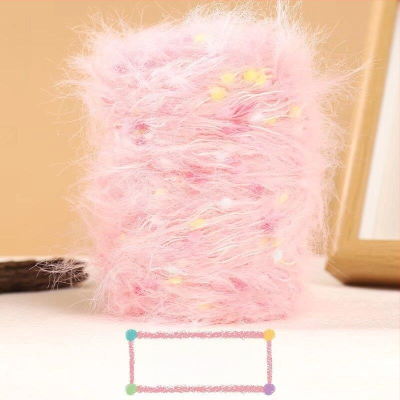 Muzo mink velvet siūlai – riestinis verpimas, rankiniam mezgimui