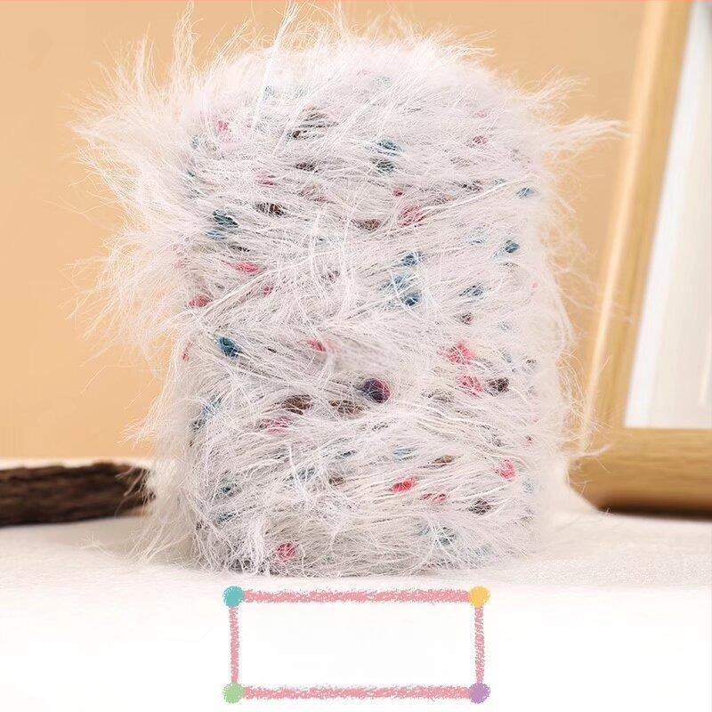 Muzo mink velvet siūlai – riestinis verpimas, rankiniam mezgimui