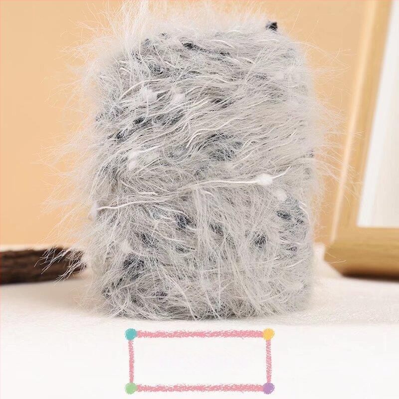 Muzo mink velvet siūlai – riestinis verpimas, rankiniam mezgimui