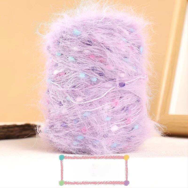 Muzo mink velvet siūlai – riestinis verpimas, rankiniam mezgimui