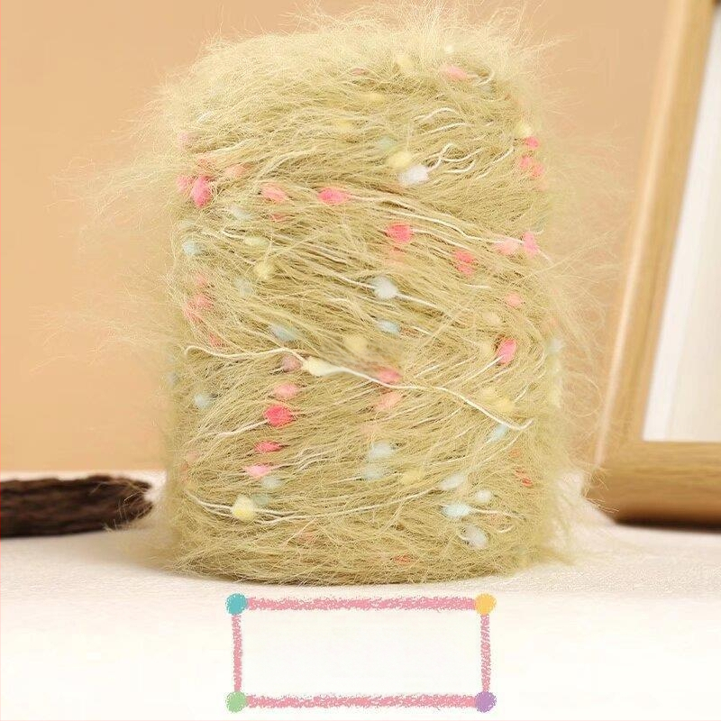 Muzo mink velvet siūlai – riestinis verpimas, rankiniam mezgimui