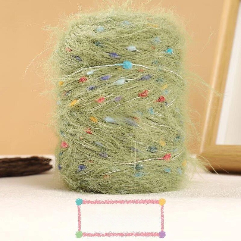 Muzo mink velvet siūlai – riestinis verpimas, rankiniam mezgimui