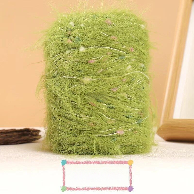 Muzo mink velvet siūlai – riestinis verpimas, rankiniam mezgimui