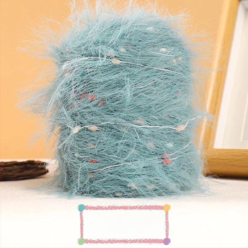 Muzo mink velvet siūlai – riestinis verpimas, rankiniam mezgimui