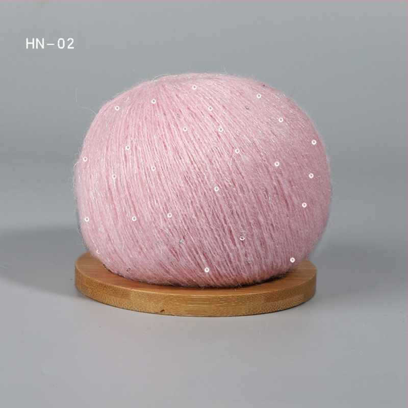 Mohair νήμα, worsted επεξεργασία, νήμα σε ομάδες, για χειροποίητες κούκλες