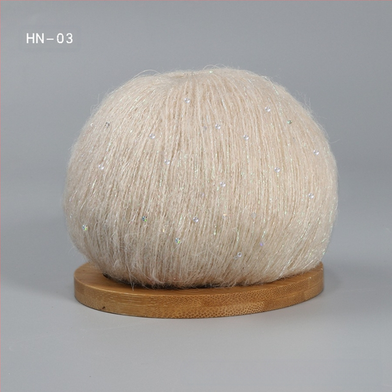Mohair νήμα, worsted επεξεργασία, νήμα σε ομάδες, για χειροποίητες κούκλες